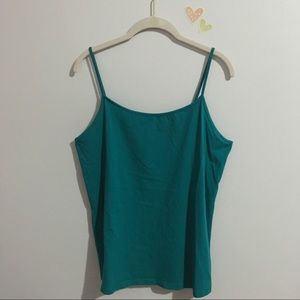 Faded Glory Teal Camisole | Size 2X